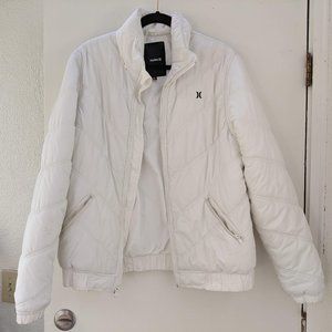 Hurley Puffy Winter Jacket White
